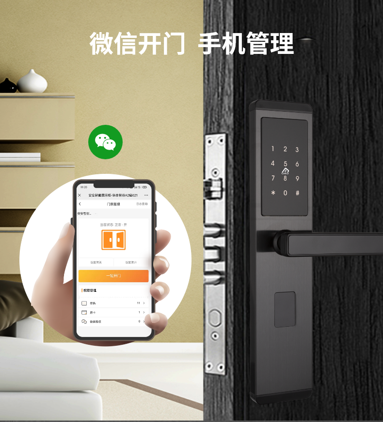 智能門鎖公寓管理系統